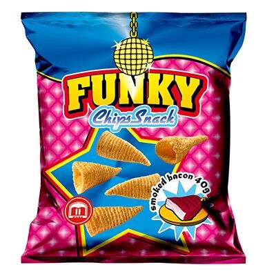 Snack Funky cu aroma de bacon 40g Engros