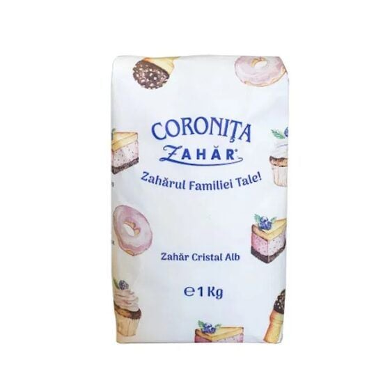 Zahar Coronita, punga de hartie, 1 kg Engros