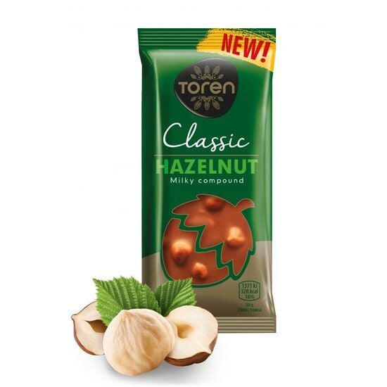 Tableta de ciocolata cu alune Toren classic 50g Engros
