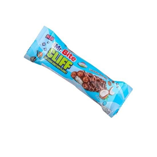 Baton ciocolata cu orez expandat si cocos Mr Bite Cliff 35g Engros