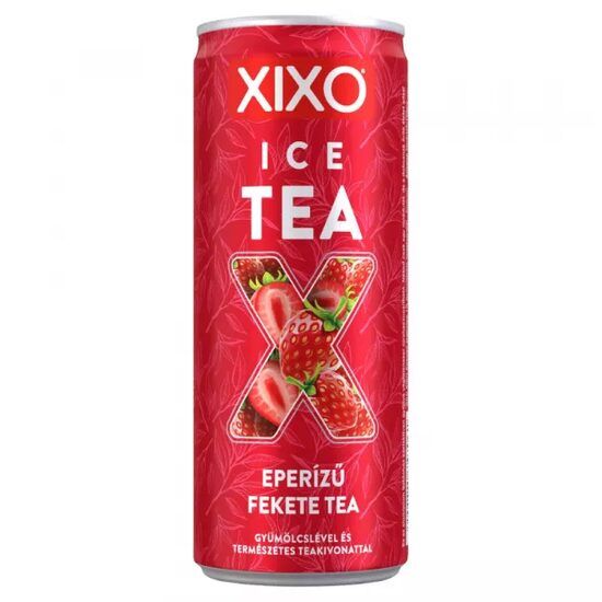Bautura pe baza de ceai negru XIXO Ice Tea Capsuni, 250ml, SGR Engros