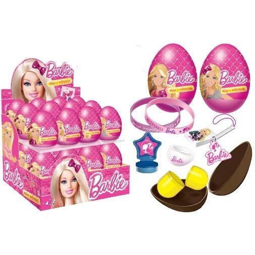 Ou de ciocolata cu surprize Barbie, 25g Engros