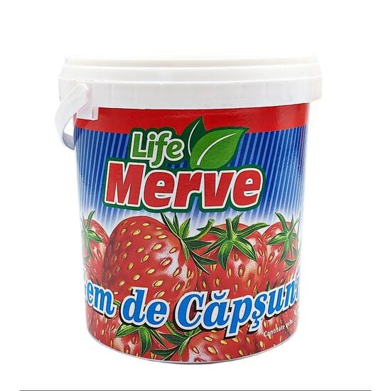 Gem de capsuni Merve, 900g, galetusa Engros