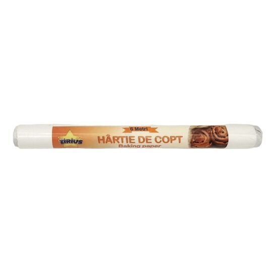 Hartie de copt, alba, 6m rola Engros