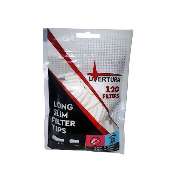 Uvertura Filtre Long Slim 6mm, 120 bucati Engros