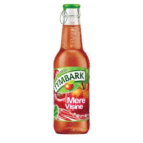 Bautura racoritoare Tymbark Mix cu mere, visine si menta, sticla, 0.25 l SGR Engros