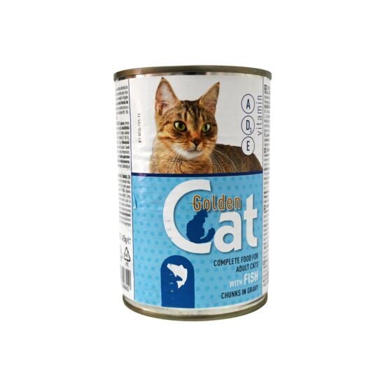 Conservă pentru pisici Golden Cat cu gust de peste, 415g Engros