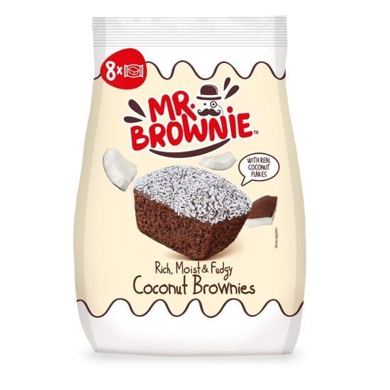 Prajitura cu fulgi de cocos Mr Brownie, 200g Engros