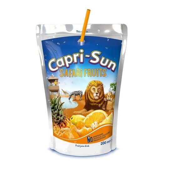 Bautura necarbogazoasa Capri Sun Safari Fruits Drink, 0.2 l Engros