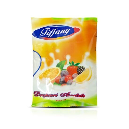 Dropsuri cu aroma de fructe asortate, Tiffany, 80g Engros