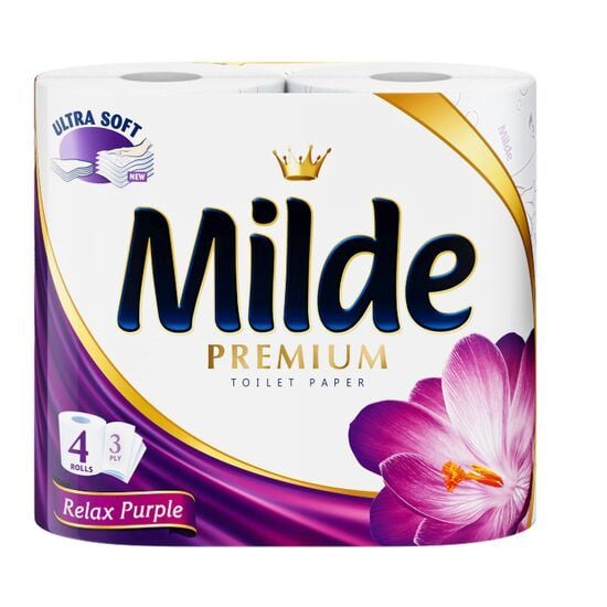 Hartie Igienica Premium Relax Purple, 3 Straturi, 4 Role Engros