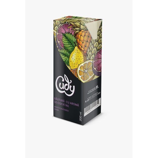 Suc cu pai Cudy – Cocktail de fructe, 200 ml Engros