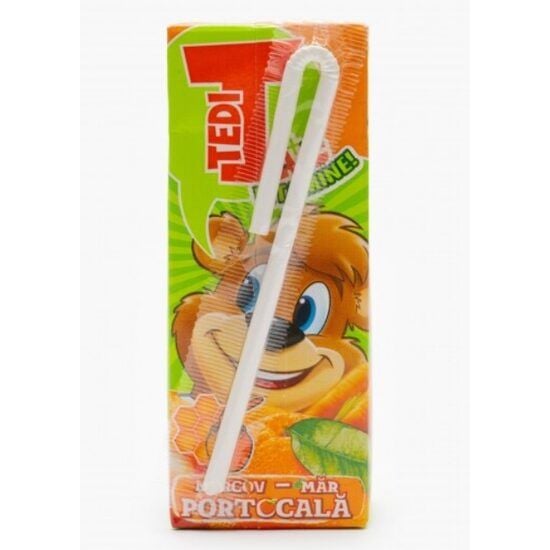 Suc de morcovi, mere şi portocale, Tedi, 0.2l Engros