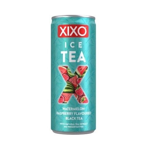 Bautura pe baza de ceai negru XIXO Ice Tea Water Melon & Rassberry, 250ml, SGR Engros