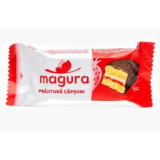 Prajitura cu crema de capsuni Magura 35g Engros