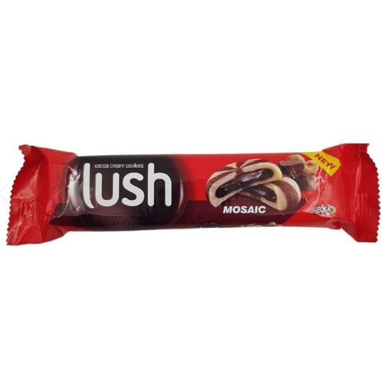 Biscuiti Umpluti cu Crema de Ciocolata Mosaic Lush, 68g Engros