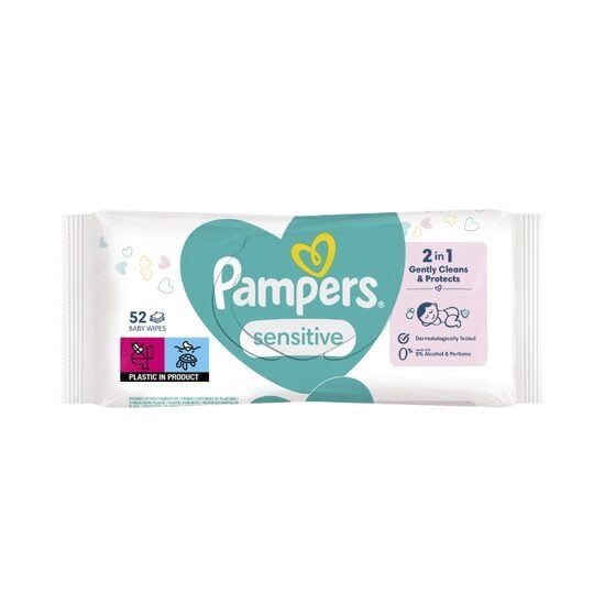 Servetele umede Pampers Sensitive,1 pachet , 52 buc Engros