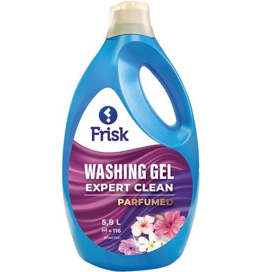 Detergent lichid de rufe universal Frisk Expert Clean Parfumat 5,8 l Engros