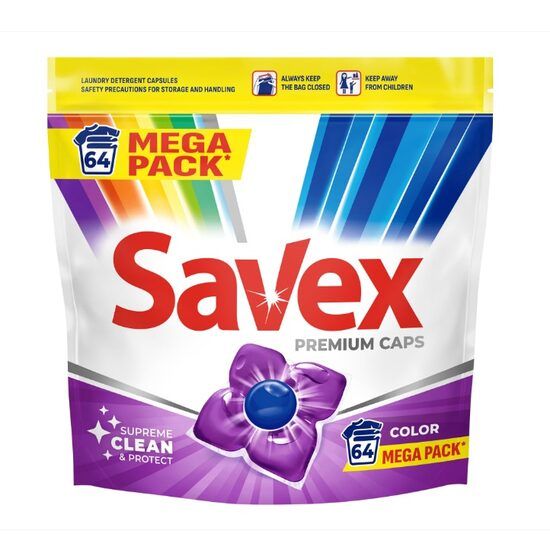 Detergent Rufe Savex Capsule Color 64 capsule Engros