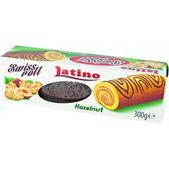 Prajitura Swiss Roll cu crema de alune, 300g Engros