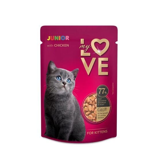 Hrana Umeda Pisici Pui Gaina In Sos Plic My Love 85g Engros