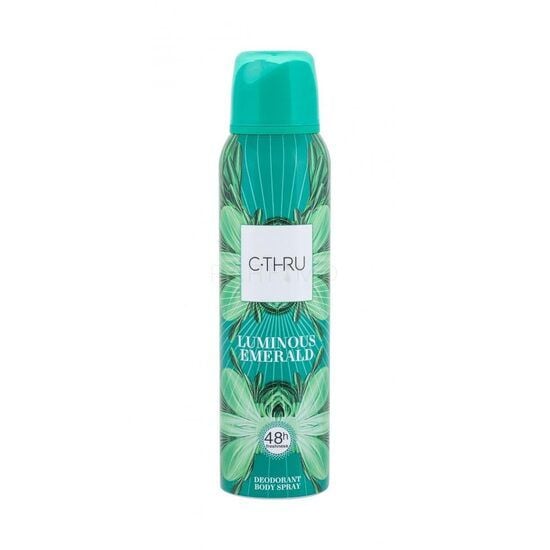 Deodorant body spray 48H, Luminous Emerald, C-Thru, 150ml Engros