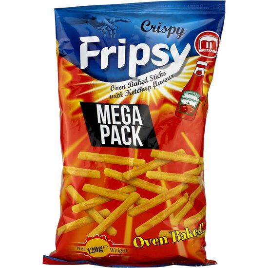 Chipsuri Fripsy sticks Mega Ketchup, 120g Engros