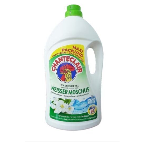Detergent de rufe ChanteClair Muschio Bianco, 3.6 l, 80 spalari Engros