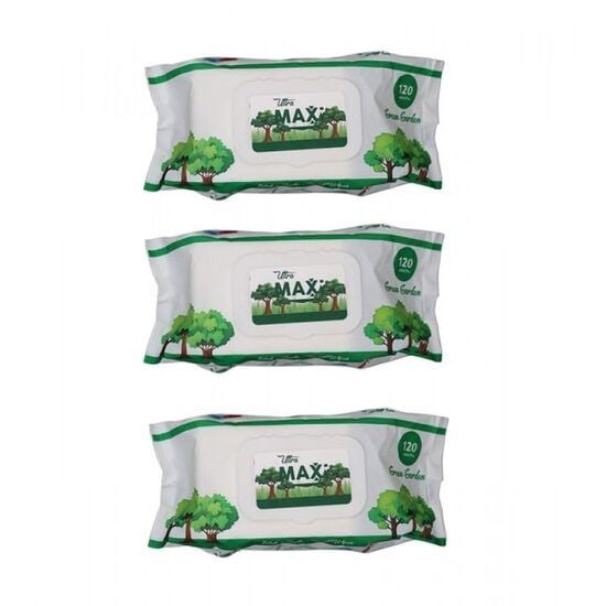 Șervețele umede Maxi Green Garden, 120 buc Engros
