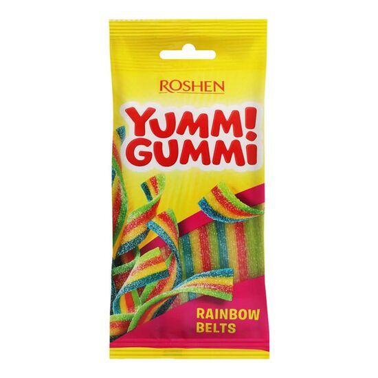 Jeleuri Yummi Gummi Sour Belts, 70 g Engros