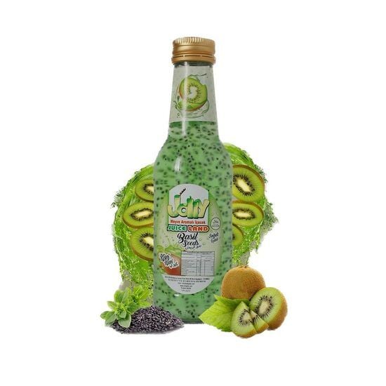Suc Jolly cu seminte de busuioc, kiwi, 250ml, SGR Engros
