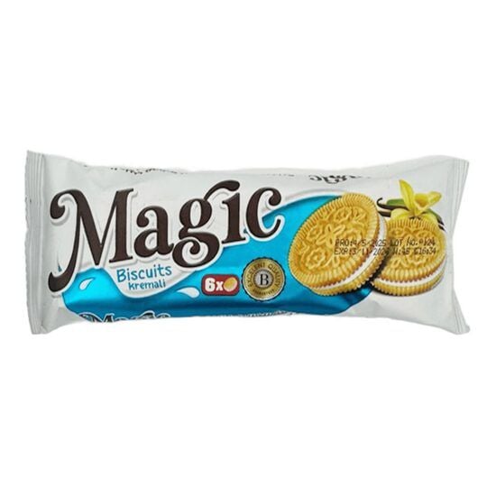 Biscuiti cu crema de vanilie Magic Ore Kremali, Eti, 65 g Engros