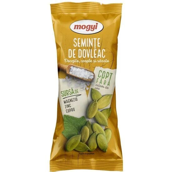 Seminte de dovleac decojite, prajite si sarate Mogyi, 70g Engros