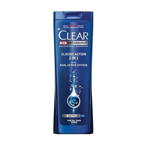Sampon Clear Men Classic Action 2-in-1 pentru toate tipurile de par, 360 ml Engros