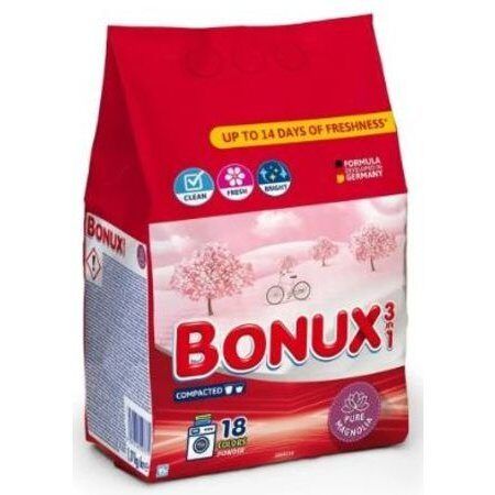 Detergent manual de rufe BONUX 3in1 Pure Magnolia, pudra, 900 g Engros