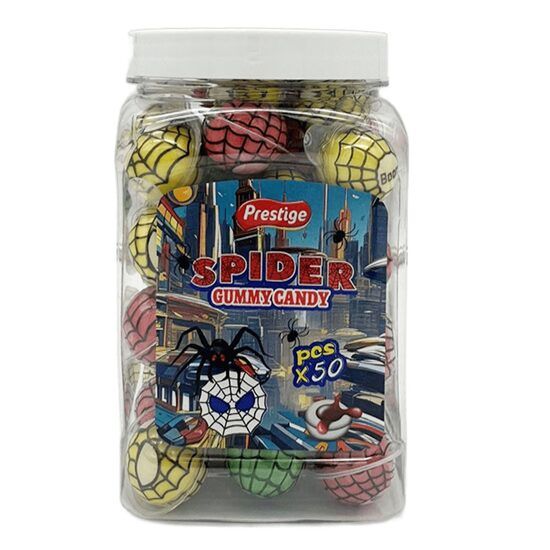 Jeleuri cu aromă de fructe Spider Gummy Prestige, 8g, 50 bucati Engros