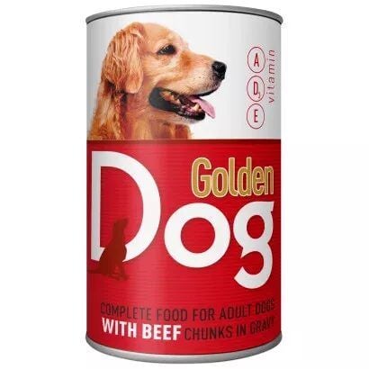 Conserva hrana umeda caini, DOG GOLDEN, vita, 1240 g Engros