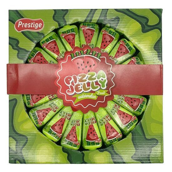 Jeleu tip pizza cu fructe Prestige aroma pepene 35g, 50 bucati Engros