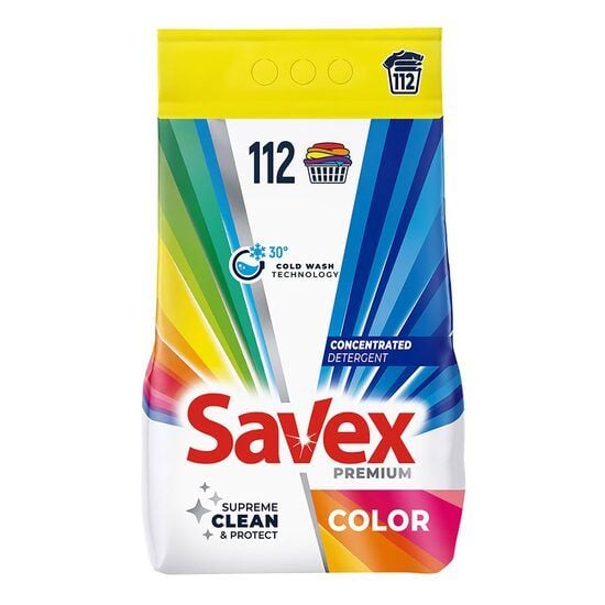 Detergent pudra Savex Premium Color, 9 kg, 112 spalari Engros