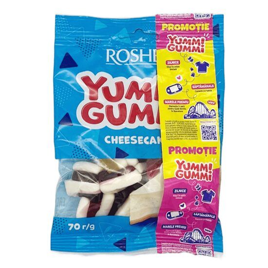Roshen Yummi Gummi Jeleuri Cheesecakes 70g 22 buc Engros