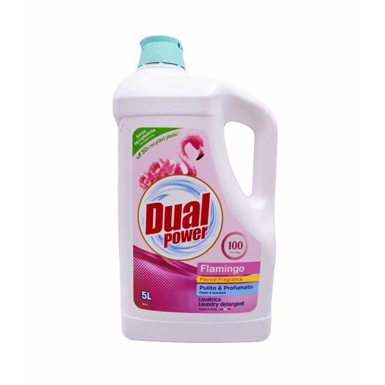 Detergent Lichid De Rufe Flamingo Dual Power 5 L Engros