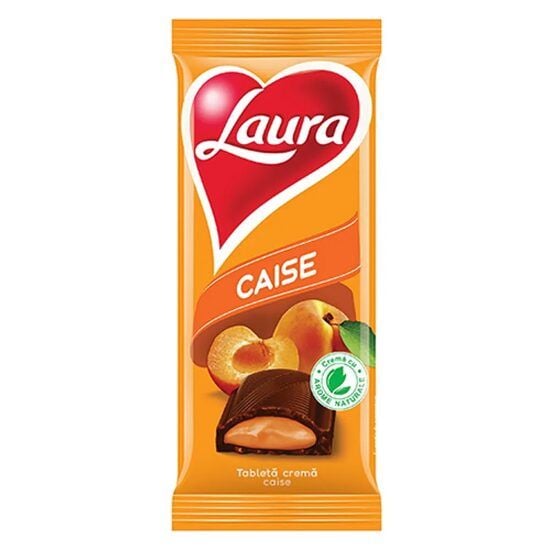 Tableta Ciocolata cu caise Laura, 92 g Engros