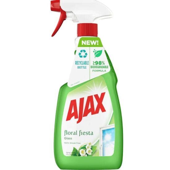 Solutie curatat geamuri Ajax Floral Fiesta Green, 500ml Engros