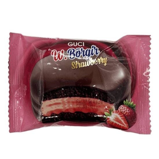 Biscuiți burger marshmallow cu aroma de capsuni 40g Engros