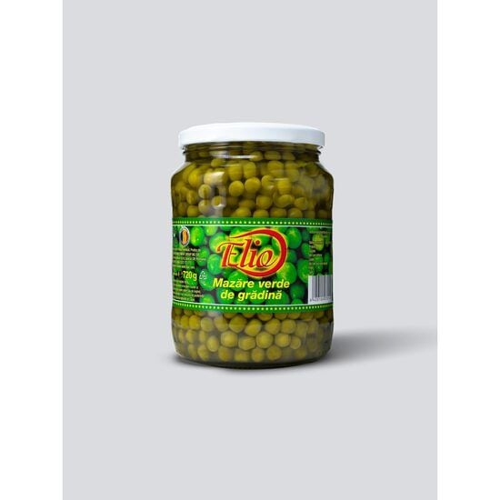 Mazare verde la borcan Elio, 720g Engros