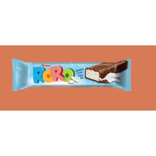 Roro baton nuga cu cocos si glazura de cacao Ender 15g Engros
