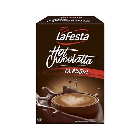 Ciocolata calda instant, La Festa Clasic, 250 g, 6 bucati Engros