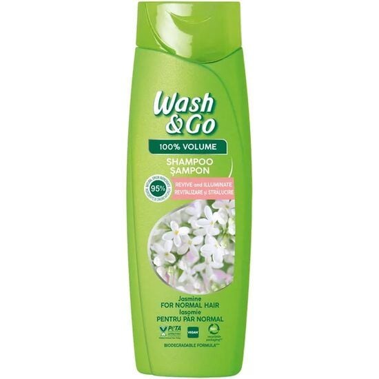 Sampon cu iasomie, 360ml, Wash&Go Engros