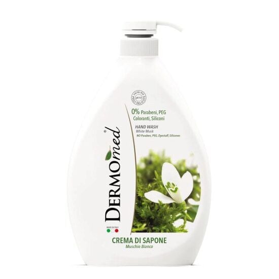 Sapun lichid crema Dermomed cu mosc alb, 1000 ml Engros