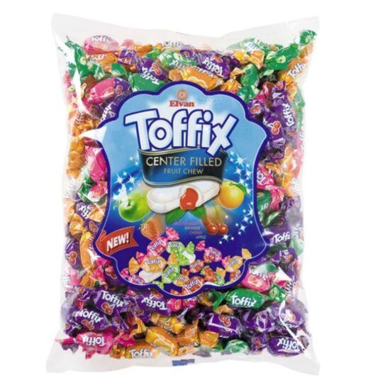 Bomboane gumate cu crema din mix de fructe Toffix, 1 Kg Engros